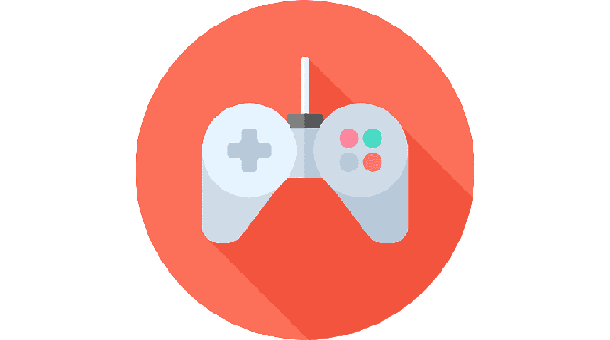 Logo de controle de Video Game